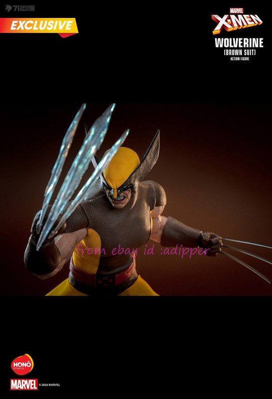 HONO STUDIO 1/6 マーベルコミック Xメン ウルヴァリン HS03 Hono Studio HS-03 Marvel Comics Wolverine 1/6 Brown Suit Ver
