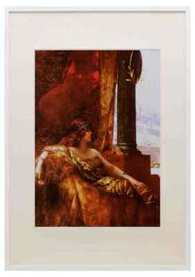 Benjamin Jean Joseph Constant Limperatrice Theodora Au Colisee A3 A4 Framed Pri