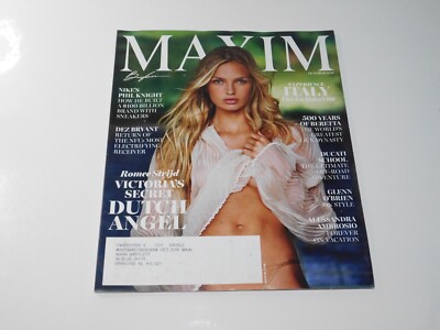 Maxim oct 2016 Rommie　Strijd Romee Strijd Goes 'Dutch Treat' By Gilles Bensimon For Maxim