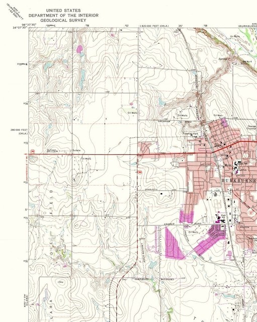 Topo Map Texas Quad USGS 1972 23.00 x 28.83 eBay