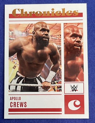 Apollo Crews 2023 Panini Chronicles WWE BRONZE FOIL PARALLEL Card #3