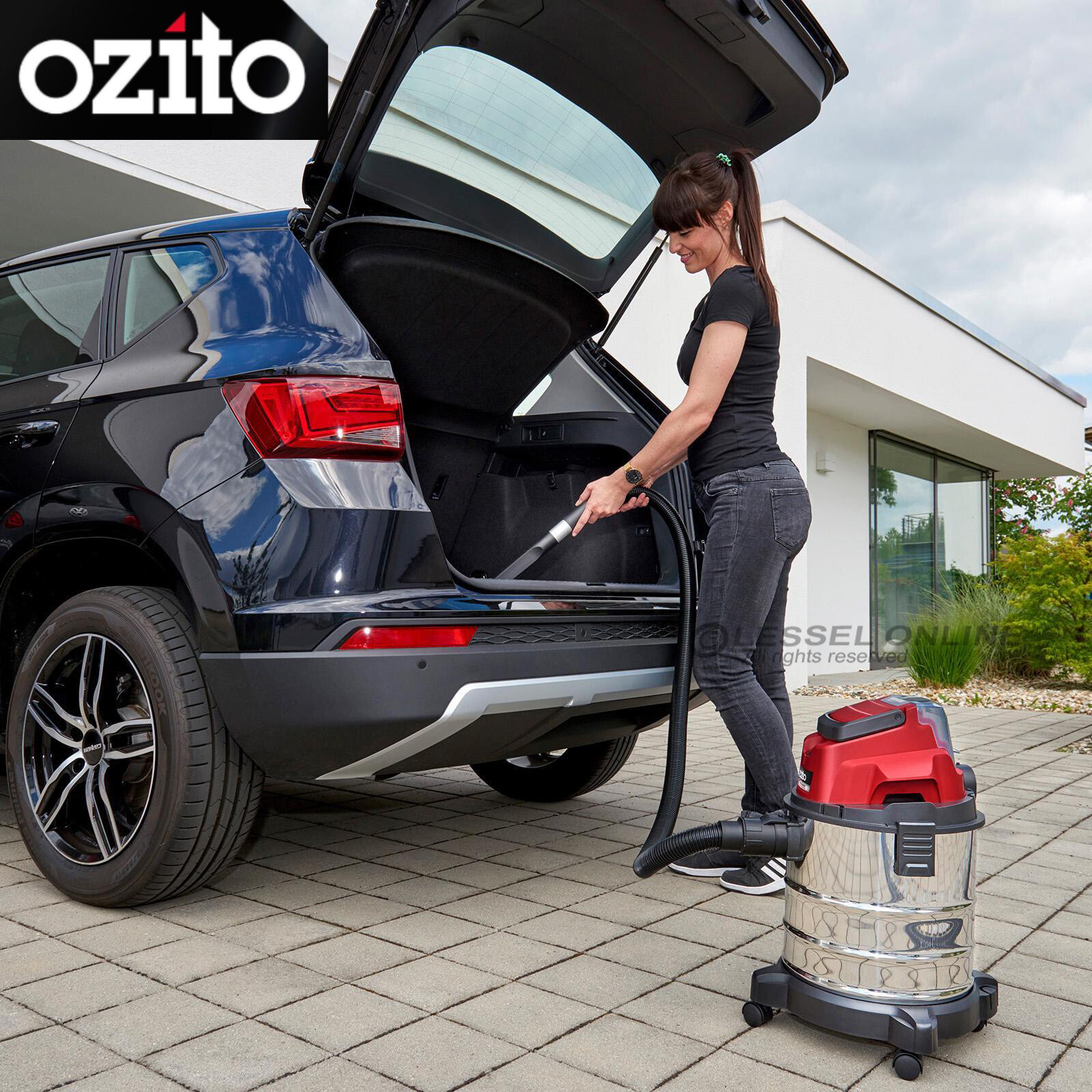 Ozito Wet & Dry Vacuum Cleaner & Blower 18 L Work Shop Vac High Suction