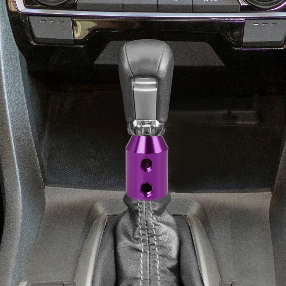 M10 x 1.5 Universal Purple Car Gear Shift Knob Adapter for Non-Threaded Shifter Foto 4 de 4
