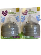 2 Packs- 2 Per Pack Parent s Choice Simplyst Bottle Nipples. Medium 3 ms