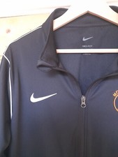 Superb Mens Nike Tracksuit Top XL with Logo And Sponsor