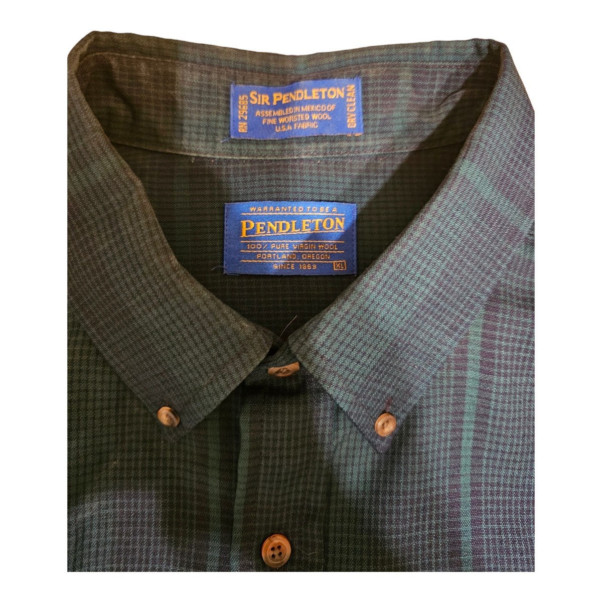 トップス PENDLETON 100% Virgin Wool Shirt XL s-l1200.jpg