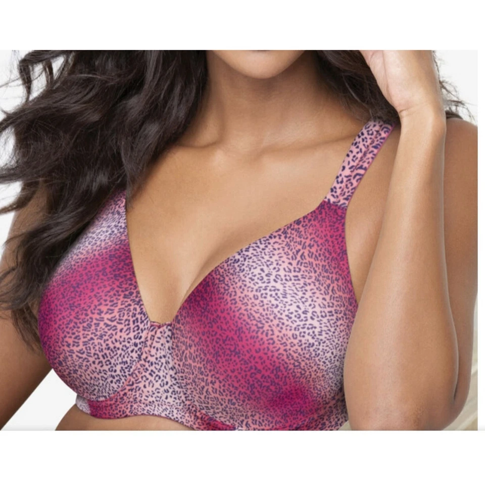 Brigette Seamless Underwire T Shirt Bra Pink Purple Model 5028 Size 42 C New - Image 2 of 4