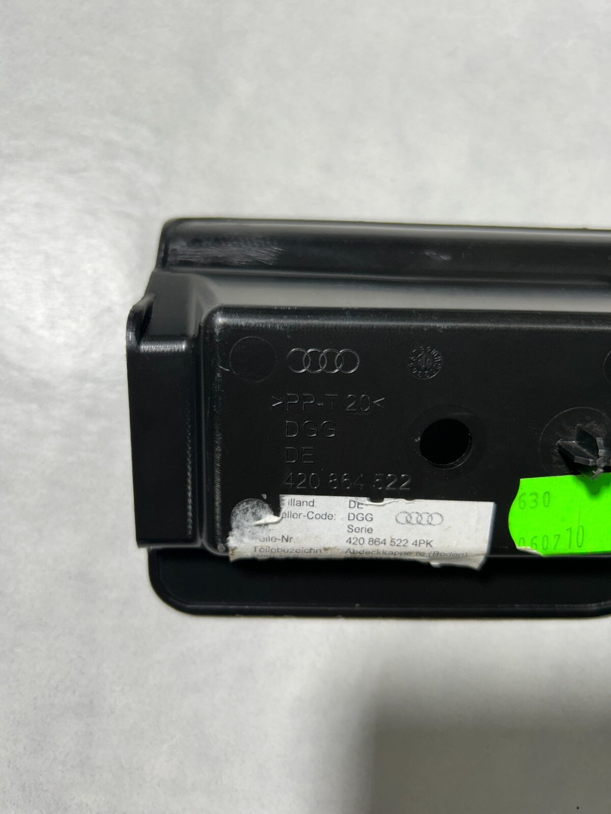 OEM Audi R8 Interior Floor Trim Cap 420864522