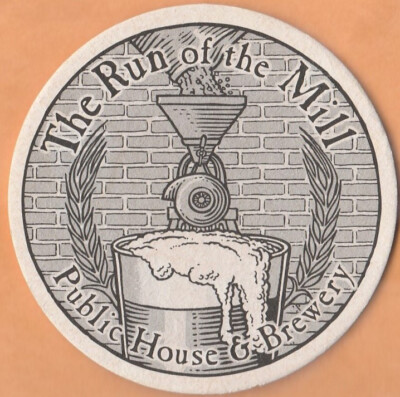 Run Of The Mill Public House & Brewery  Beer Coaster Saco ME