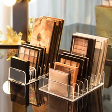 Eyeshadow Palette Makeup Organiser Cosmetic Holder Clear Storage Display Stand
