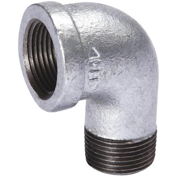 (20)-Galvanized 1/2" 90 Degree Malleable Iron Pipe Fitting St Elbow 510-303BG