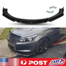 For Honda Accord 2008-2012 Front Bumper Lip Splitter Spoiler Chin Diffuser BE
