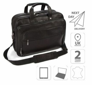 leather laptop work bag