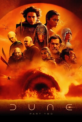 Dune 2 (2024) Film POSTER Plakat 100x70 91,5x61 70x50cm  -29a
