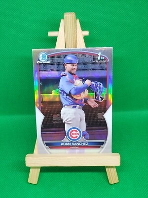 2023 Bowman Chrome Prospects Refractor Adan Sanchez 461/499 Chicago Cubs
