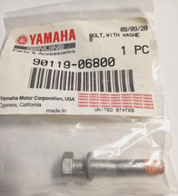Yamaha Bolt With Washer NOS 90119-06800 (L-2738) | eBay