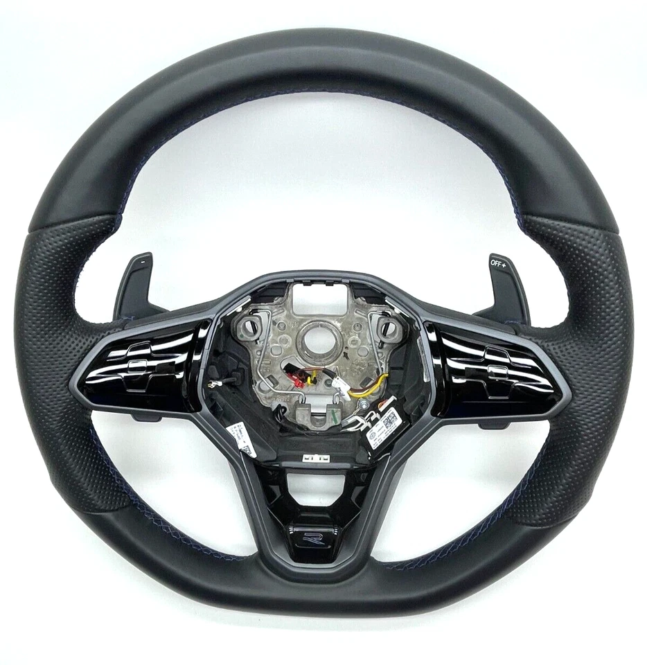 VW Golf 8 R Tiguan R Line Heated Steering Wheel Mint Condition 5H0419089FE Foto 2 de 4