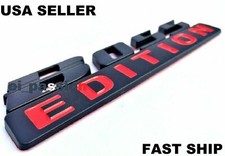 BOSS EDITION Mate Black Fit All Cars Trucks CUSTOM EMBLEM Side Fender Hood Auto