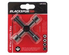 4 WAY UNIVERSAL UTILITY ELECTRIC GAS WATER PLUMBING METER SERVICE CABINET KEY