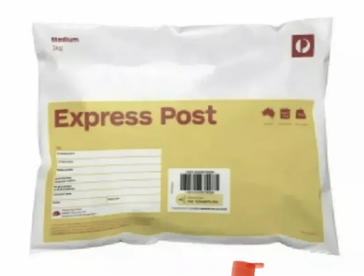 2PCS X 3KG Australia Post Express Post Prepaid Satchel —Holds Upto