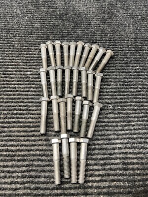 NOS Lot of  28 Hex Bolts 3/8-16 X 2'' Stainless Steel 18-8 304 ss
