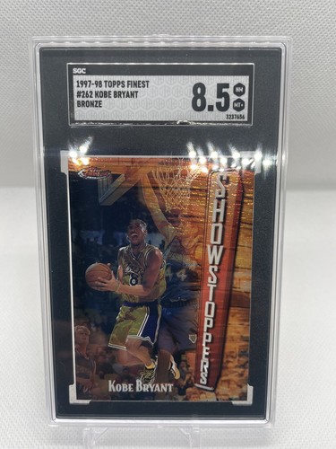 1997-98 Topps Finest Showstoppers Kobe Bryant #262 Los Angeles Lakers SGC 9🐺🔥