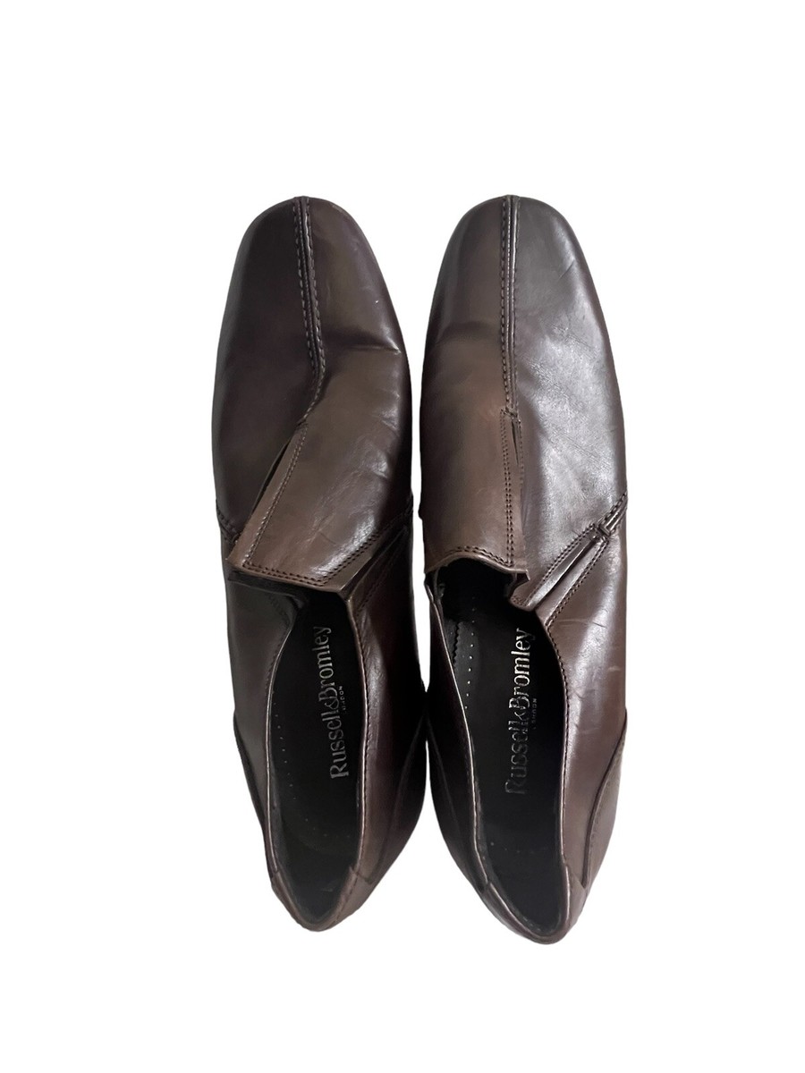 Russell & Bromley Brown Leather Shoes Loafers Men display picture 3
