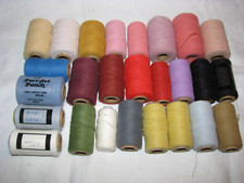 Group of 26 Colorful Spools of Punch Embroidery Yarn