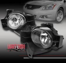 BUMPER DRIVING CHROME FOG LIGHT LAMP W/BULB+SWITCH FOR 10 11 12 ALTIMA SEDAN 4DR