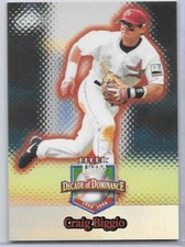 Craig Biggio 2001 Ultra Baseball Decade of Dominance #12