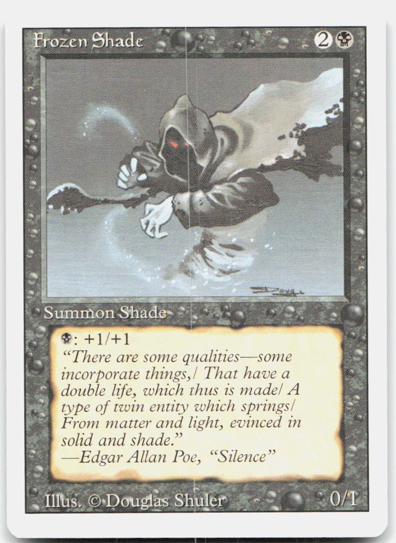 Frozen Shade Moderately Played Revised Edition Common Magic: The Gathering