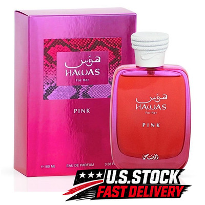 Rasasi Hawas Pink For Her EDP 100ml 3.4oz Women Perfume