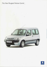 Peugeot Partner Combi 2002-2003 UK Market Sales Brochure Inc. Escapade