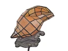 Vintage Art Deco Tiffany Style "CONCH SHELL" Stained Glass Table Lamp