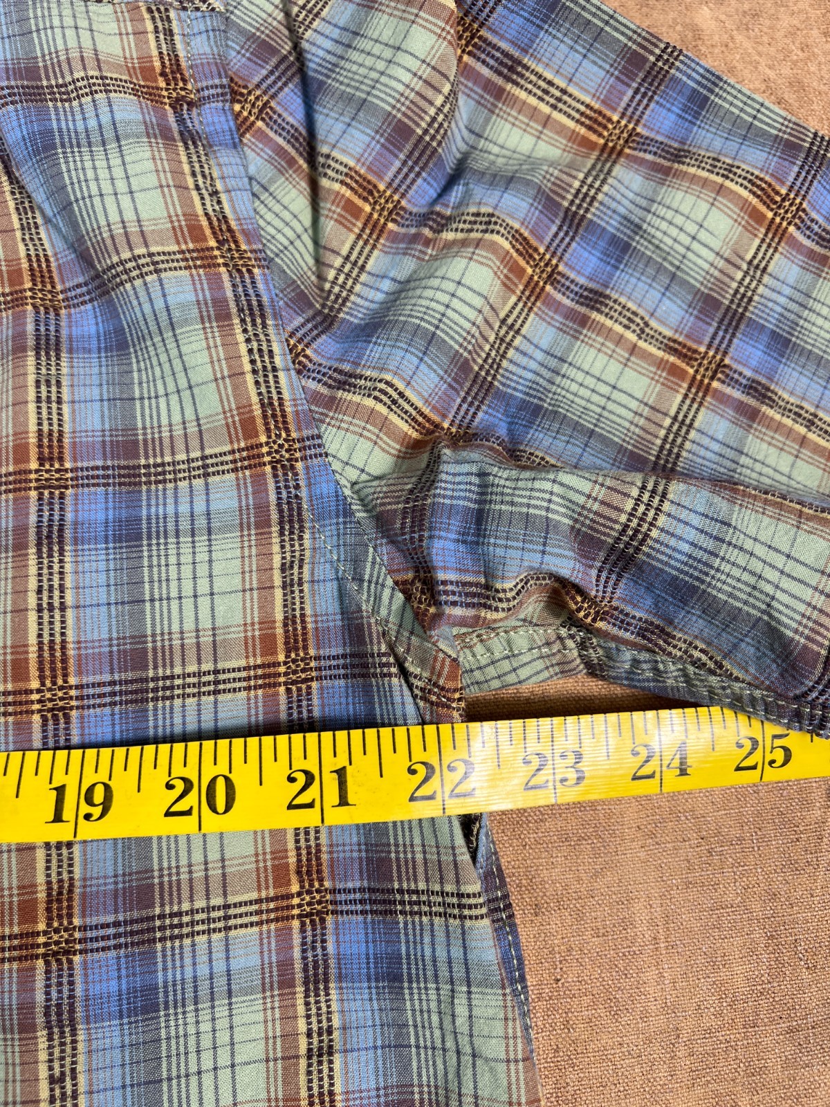 Pendleton Plaid Pattern Two Pocket Cotton Green S… - image 6