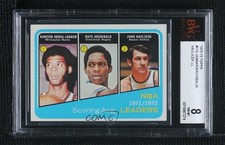 1972 Topps League Leaders Kareem Abdul-Jabbar Tiny Archibald #172 BVG 8 HOF 0q3