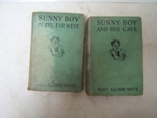 Lot of 2 Sunny Boy Books Sonny Boy & His Cave Sonny Boy in the Far West 1st Eds
