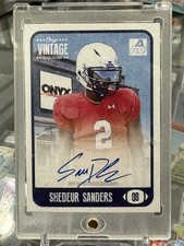 2023 Onyx Vintage College Football Shedeur Sanders RC