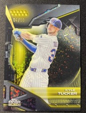2026 Topps Chrome Black Kyle Tucker /50 Cubs Mini Diamonds