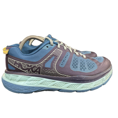 Womens 9 Hoka One One Stinson ATR 5 1099730 SAHZ Blue Running Shoes Sneakers