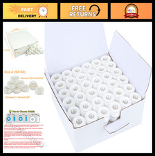 144pcs Prewound Bobbin Thread 60S/2 90WT Size A for Sewing  Embroidery - Soft