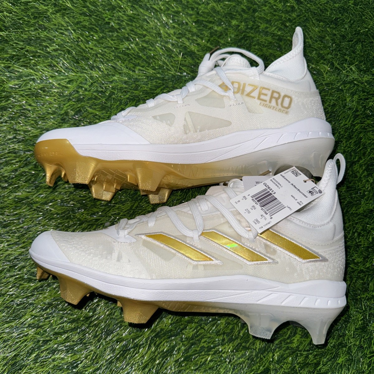 アディダス 金具スパイク adizero Afterburner 9 Adidas Adizero Afterburner 9 NWV TPU Molded Baseball Cleats Gold
