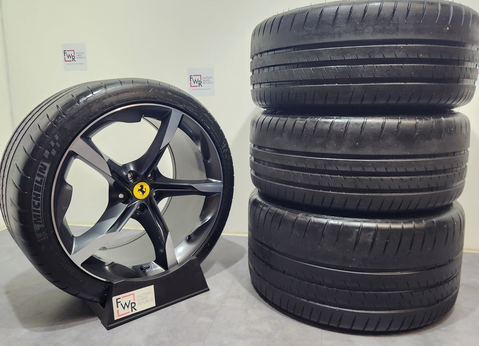20" FERRARI SF90  Factory OEM Wheels Rims Tires GENUINE FORGED STRADALE 🔥🔥🔥
