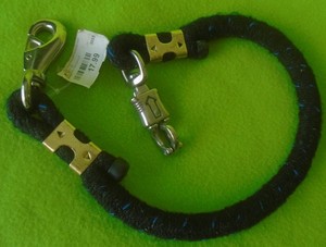 NEW Heavy Duty Horse Bungee Trailer Tie Leader 35" ~ Panic & Trigger Bull SNAPS