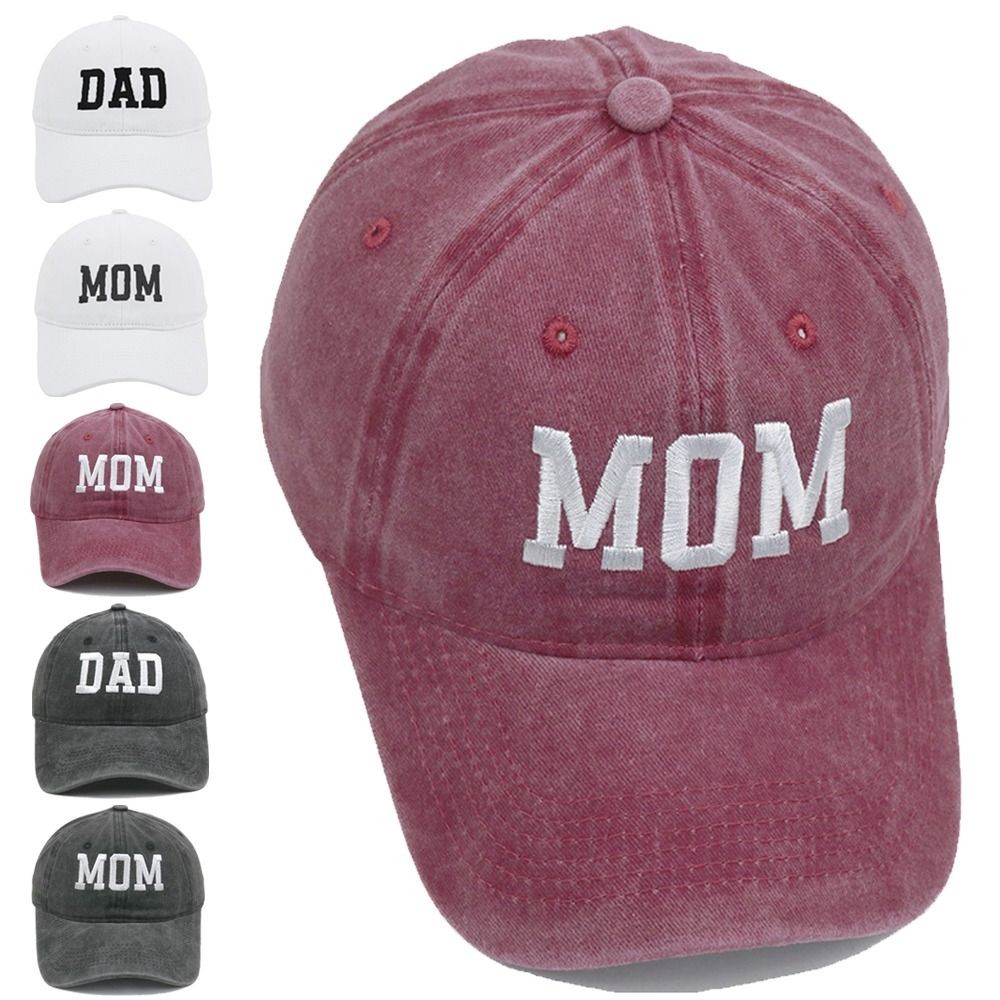 APL Cappelli da baseball regolabili DAD MOM ricamo visiera cappelli da baseball