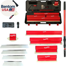 Drywall Skimming Blade Set with Portable Case, Stainless Steel 10", 14", 24", 32