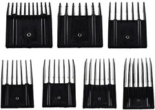 Universal Clipper Guide Comb Guard Set, 7 Pieces Fits Oster Classic 76, A5, Andi