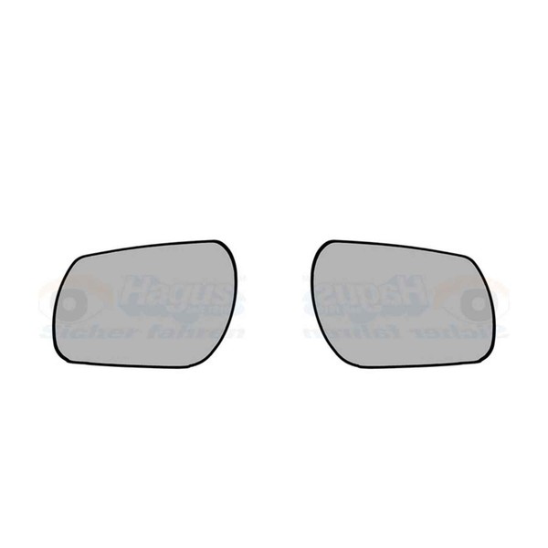 Spiegelglas AußEnspiegel Set Links Rechts Konvex Beheizbar FüR Mazda 3 BK-image