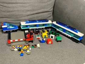Lego 4561 System 9V Train Railway Express 97% Complete Manuals Box Works READ
