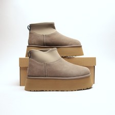 UGG Classic Mini Dipper Boots Women's Grey SIZE 6